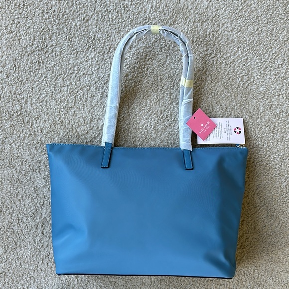 KATE SPADE HAYDEN NIAGARA NYLON TOP ZIP TOTE - Picture 5 of 15